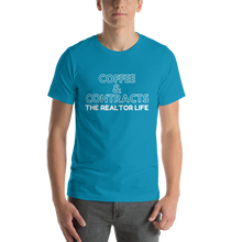 Load image into Gallery viewer, The Realtor Life: Coffee &amp; Contracts Short-Sleeve Unisex T-Shirt