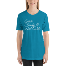 Load image into Gallery viewer, Faith, Family, and Real Estate Short-Sleeve Unisex T-Shirt