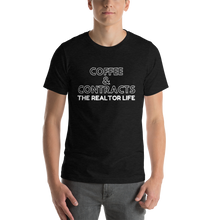 Load image into Gallery viewer, The Realtor Life: Coffee &amp; Contracts Short-Sleeve Unisex T-Shirt