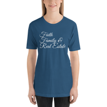 Load image into Gallery viewer, Faith, Family, and Real Estate Short-Sleeve Unisex T-Shirt